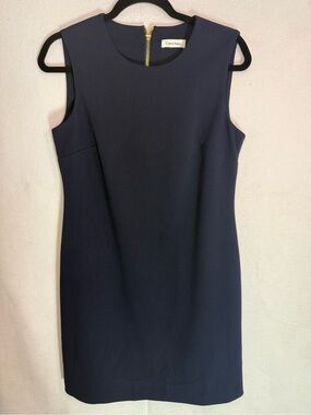 slim fit dress slacks LINDSAY BLACK LINEN MINI DRESS – DISSH main image 1